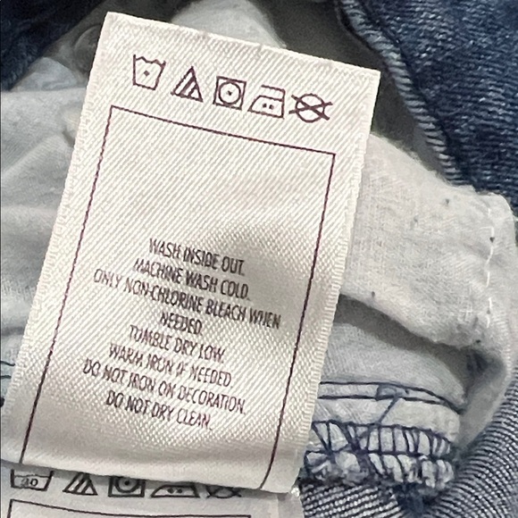 Disney Parks Jean Shorts Mickey Mouse Disneyland World Adult Vintage Rollup High - Picture 9 of 10